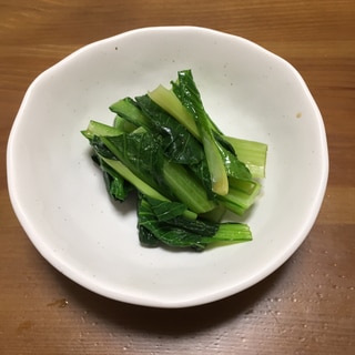 小松菜のピリ辛ポン酢